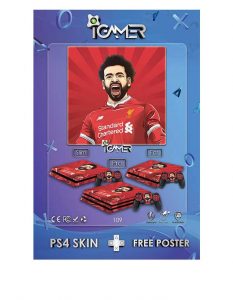 اسکین برچسب برای PS4 طرح محمد صلاح