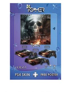 اسکین برچسب برای PS4 طرح بازی Last Stand Skull