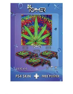 اسکین برچسب برای PS4 طرح 77 Weed