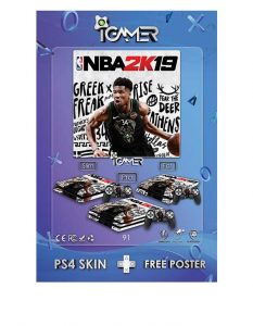 اسکین برچسب برای PS4 طرح بازی NBA2K19