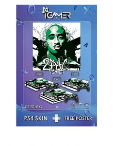 اسکین برچسب برای PS4 طرح 2pac