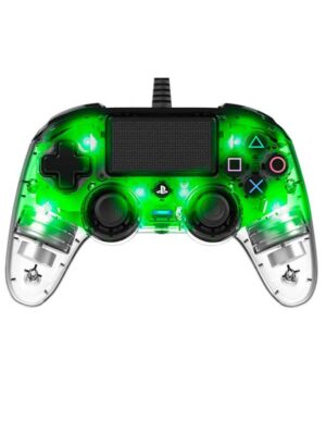 خرید دسته NACON برای PS4 سری جدید Wired Compact - کریستالی سبز