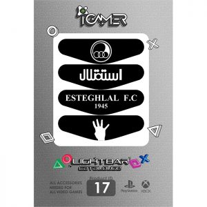 برچسب لایت بار دسته پلی استیشن 4 طرح Esteghlal F.C