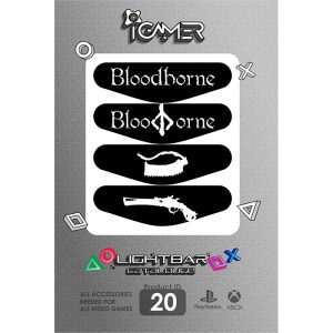 برچسب لایت بار دسته پلی استیشن 4 طرح Bloodborne