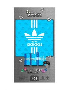 خرید اسکین برچسب برای PS4 طرح Adidas