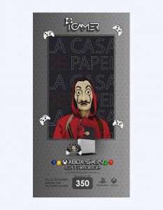 اسکین برچسب برای XBOX ONE S طرح سریال Money Heist