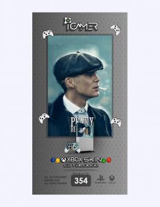 خرید اسکین برچسب برای XBOX ONE S طرح سریال Peaky Blinders