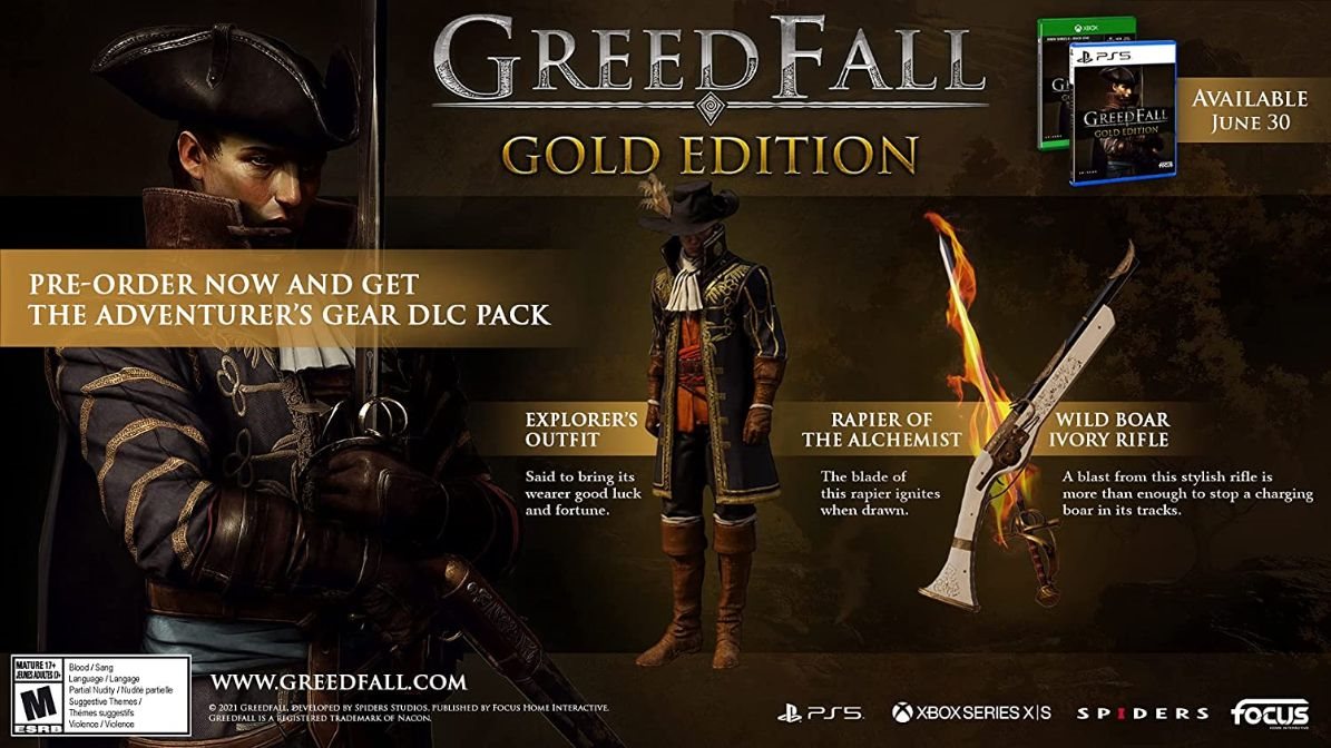 خرید بازی GreedFall: Gold Edition برای PS5