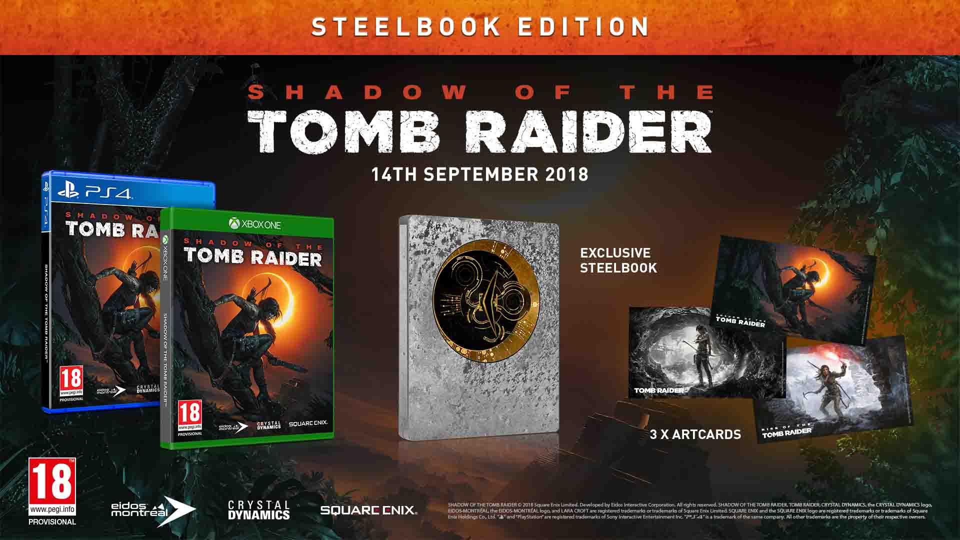 قیمت به روز بازی Shadow of the tomb raider steelbook edition