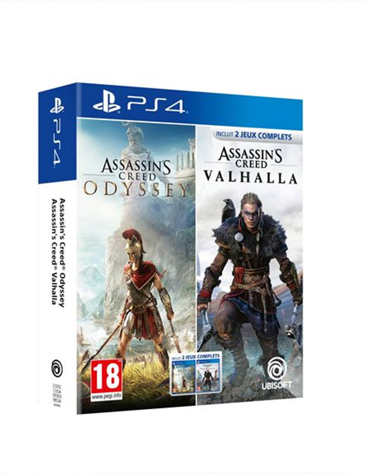 بازی Assassin's Creed Valhalla & ODYSSEY برای PS4