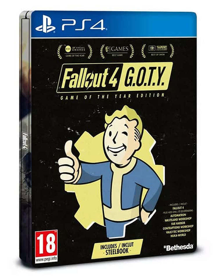 خرید بازی Fallout 4 G.O.T.Y Steelbook برای PS4