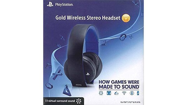 Gold Wireless stereo headset