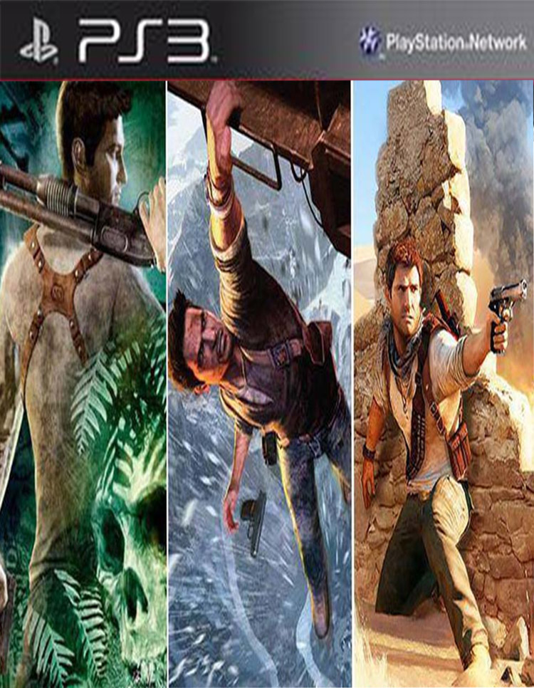 سه تا بازی Uncharted The Nathan Drake برای PS3