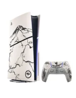 کنسول ps5 اسلیم دیسک خور طرح Ghost of Yotei black